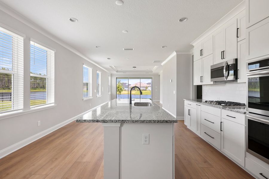 Representative furnished interior of a home built from the Venice by Riverside Homes in Mariposa at EverRange, Jacksonville (Image 8).