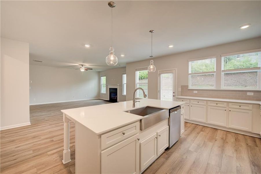 Furnished interior view inside a new home in Trinity Park, McDonough (Image 6).