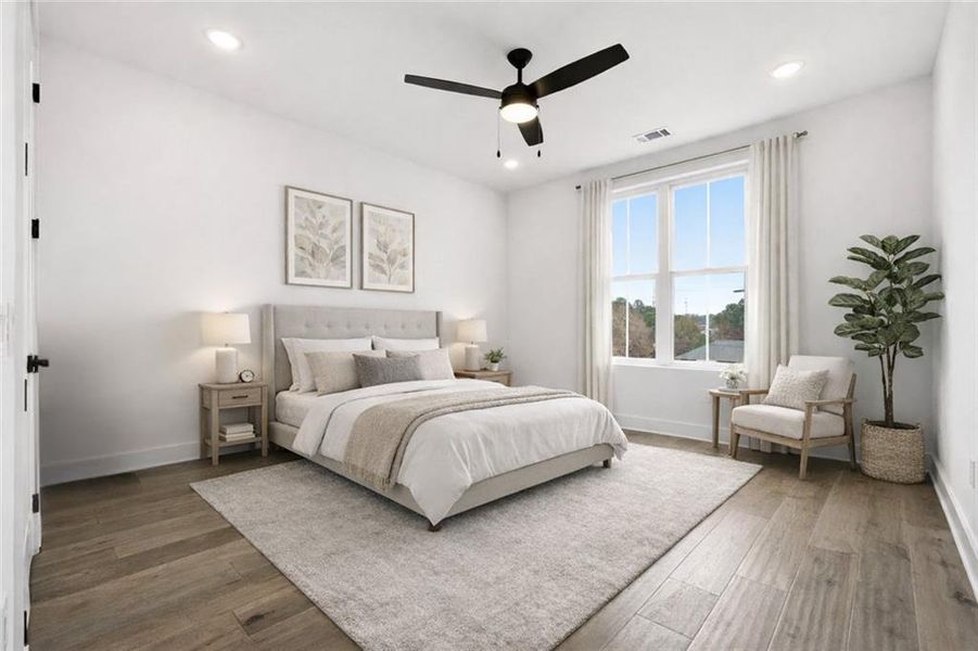 Furnished interior view inside a new home in , Alpharetta (Image 11). Furnished interior view inside a new home in , Alpharetta (Image 11).