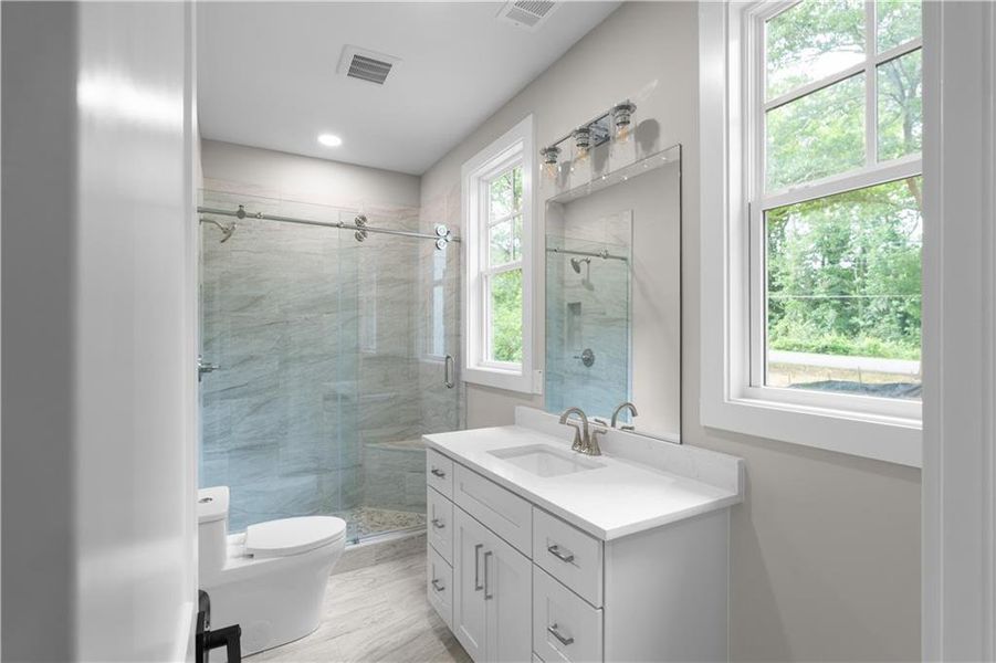 Furnished interior view inside a new home in , Lilburn (Image 47).