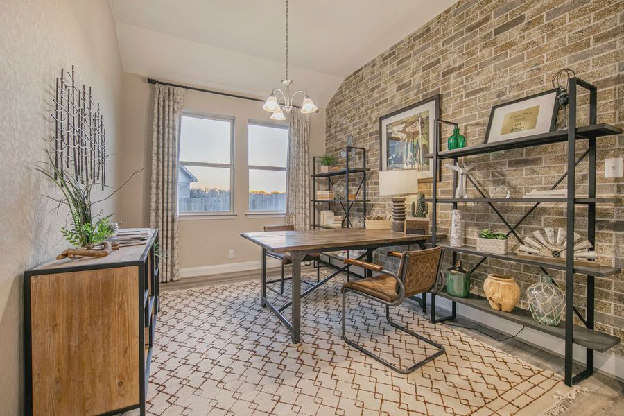 Representative furnished interior of a home built from the Morgan by Chesmar Homes in Buffalo Crossing, Cibolo (Image 12). Representative furnished interior of a home built from the Morgan by Chesmar Homes in Buffalo Crossing, Cibolo (Image 12).