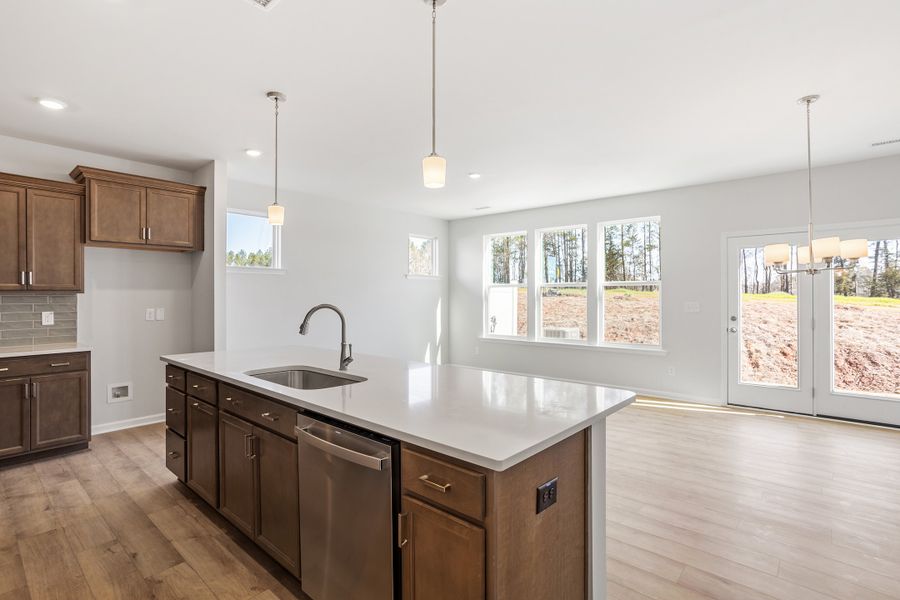 Furnished interior view inside a new home in Sweetbrier, Durham (Image 7).