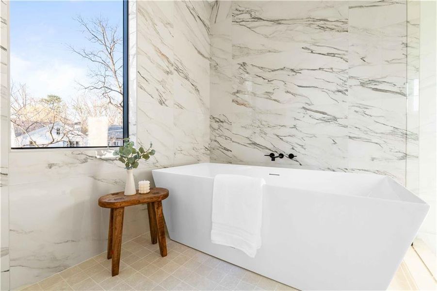 Furnished interior view inside a new home in , Atlanta (Image 41).