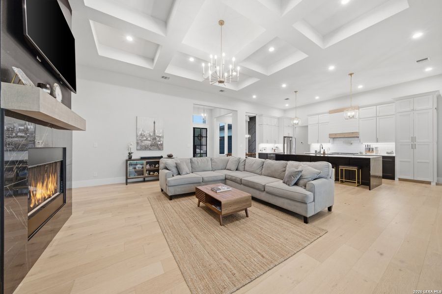 Furnished interior view inside a new home in , Boerne (Image 28).