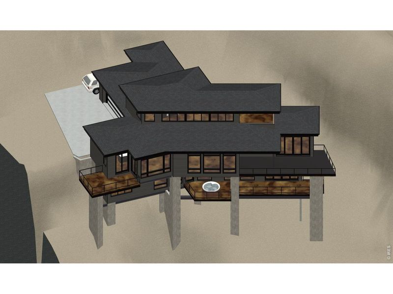 Exterior rendering of this home design in , Estes Park, CO (Image 9).
