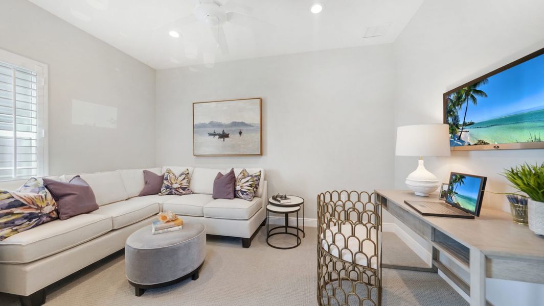 Representative furnished interior of a home built from the Patriot by Neal Communities in Boca Royale Golf & Country Club at Wellen Park, Englewood (Image 15).