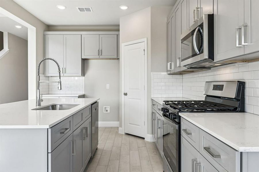 Furnished interior view inside a new home in Venetian, Weston (Image 10).