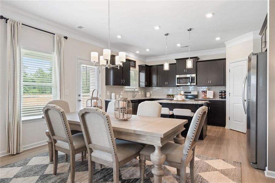 Furnished interior view inside a new home in Evergreen at Lakeside, Temple (Image 33).