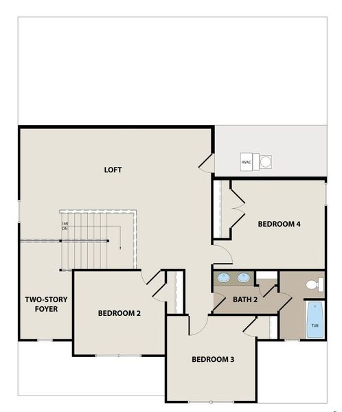 2D floor plan layout for the Peachwood by Peachtree Building Group in Chimney Oaks Cottages, Homer, GA (Image 5). 2D floor plan layout for the Peachwood by Peachtree Building Group in Chimney Oaks Cottages, Homer, GA (Image 5).