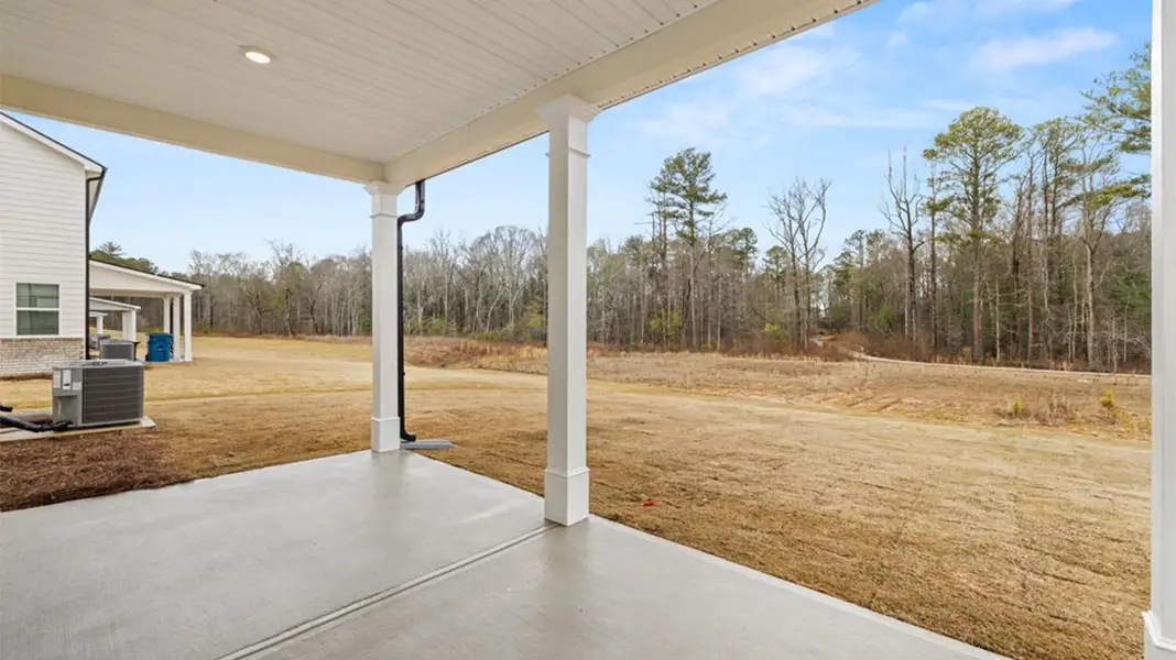 Exterior details and patio area of a home in Independence, Loganville (Image 2).