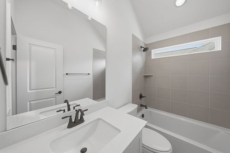 Furnished interior view inside a new home in Tavolo Park, Fort Worth (Image 14).