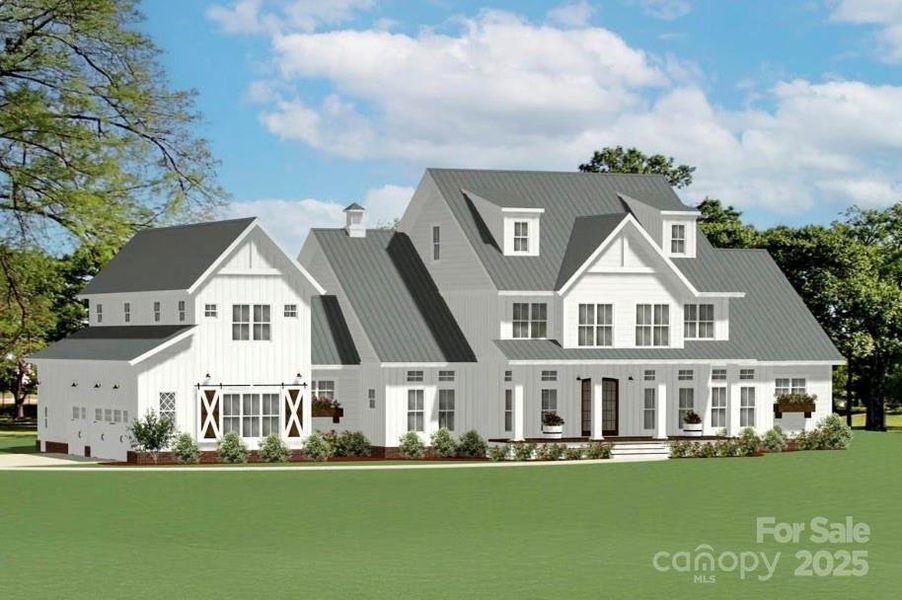 PROPOSED - Modern Farmhouse with Garage Shop