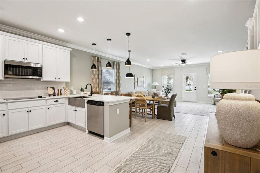 Furnished interior view inside a new home in , Nokomis (Image 6).