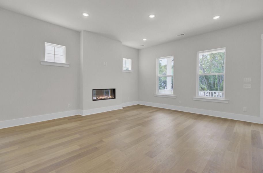 Spacious, unfurnished interior of a new home in Indigo Grove Single Family Homes, Johns Island (Image 37). Spacious, unfurnished interior of a new home in Indigo Grove Single Family Homes, Johns Island (Image 37).