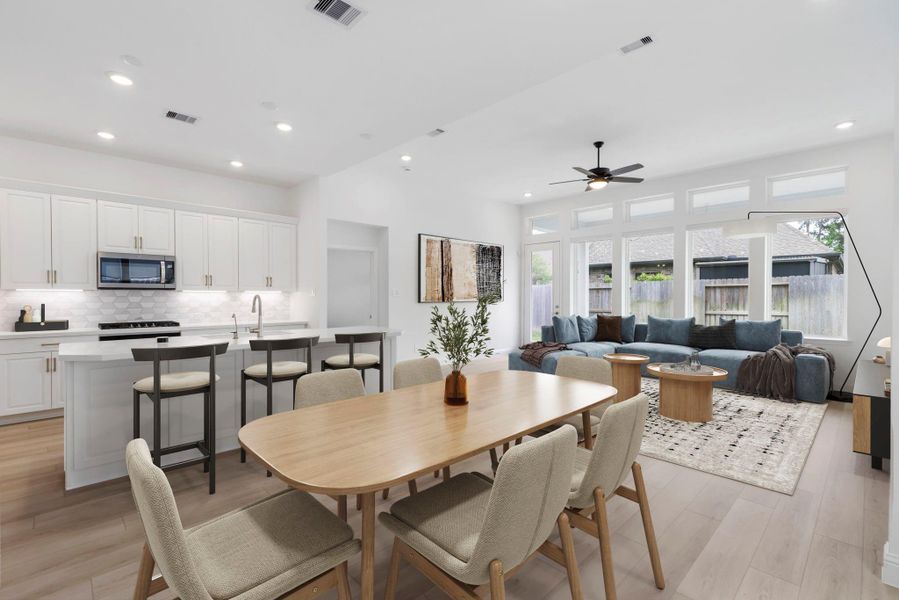 Showcasing an open concept floor plan! (Virtually staged).