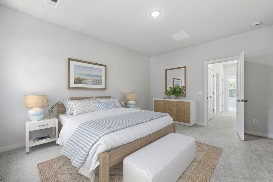 Furnished interior view inside a new home in Rhetts Cove, Johns Island (Image 13).