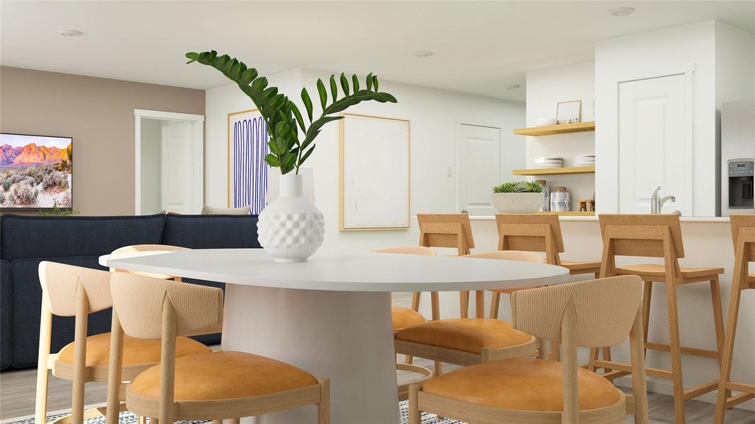Furnished interior view inside a new home in Monarch Landing, Needville (Image 8).