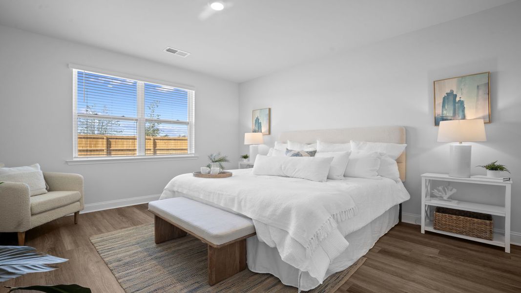 Furnished interior view inside a new home in The Retreat at East Argent, Ridgeland (Image 8). Furnished interior view inside a new home in The Retreat at East Argent, Ridgeland (Image 8).