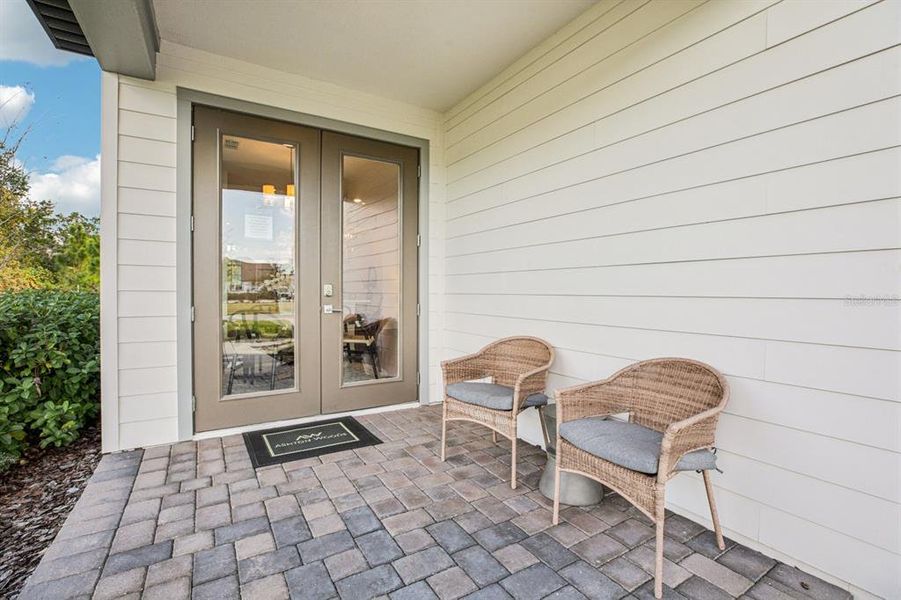 Exterior details and patio area of a home in Northlake Classical, Winter Garden (Image 26). Exterior details and patio area of a home in Northlake Classical, Winter Garden (Image 26).