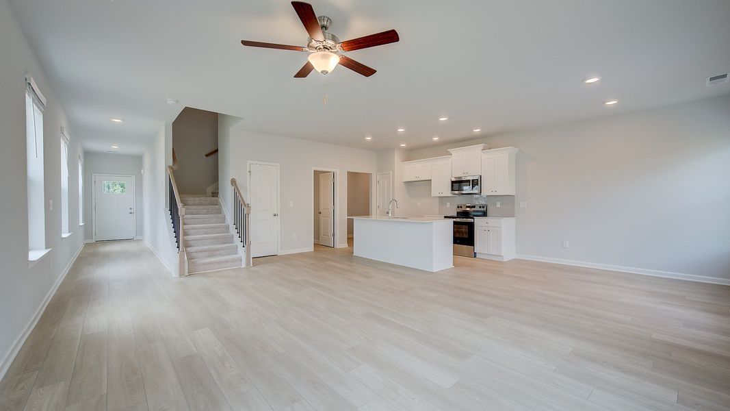 Furnished interior view inside a new home in Bowers Farm Townhomes, McDonough (Image 6).