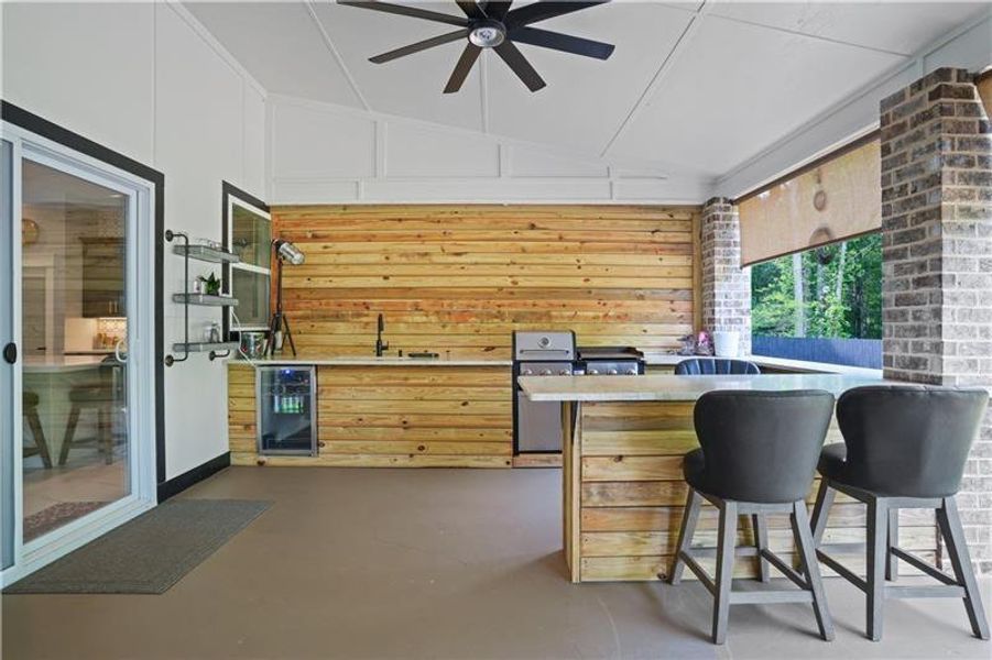 Exterior details and patio area of a home in , Acworth (Image 4). Exterior details and patio area of a home in , Acworth (Image 4).