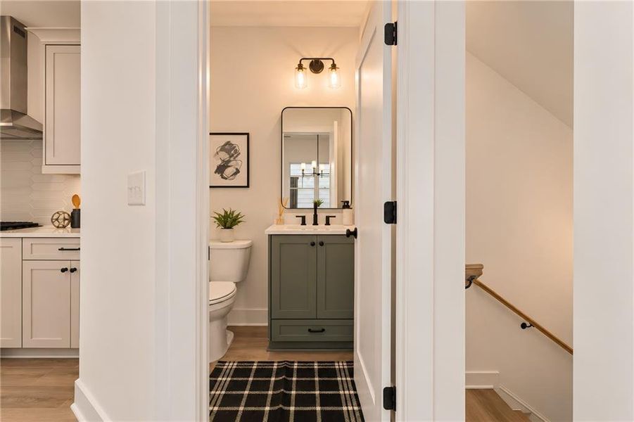 Furnished interior view inside a new home in , Hapeville (Image 22).