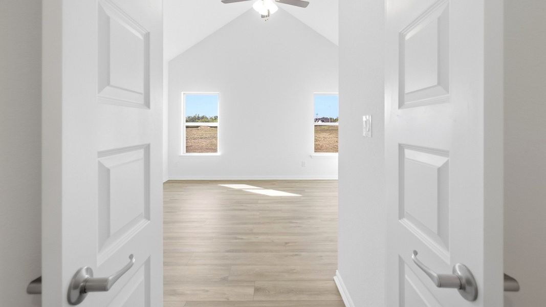 Furnished interior view inside a new home in Carillon, Manor (Image 16).