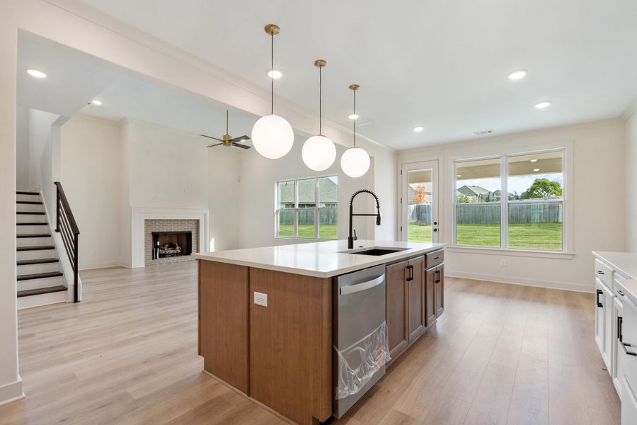 Furnished interior view inside a new home in White Oak, Arlington (Image 6).