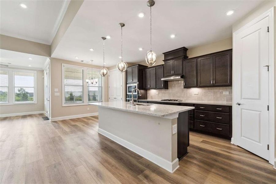 Furnished interior view inside a new home in , Hoschton (Image 11). Furnished interior view inside a new home in , Hoschton (Image 11).