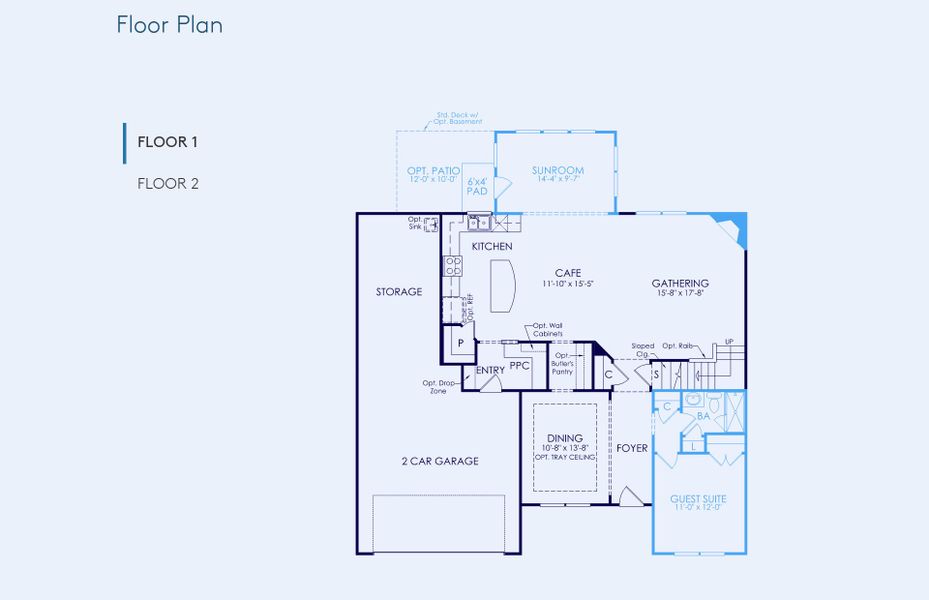 2D floor plan layout of this home in Forest Creek, Waxhaw, NC (Image 4). 2D floor plan layout of this home in Forest Creek, Waxhaw, NC (Image 4).