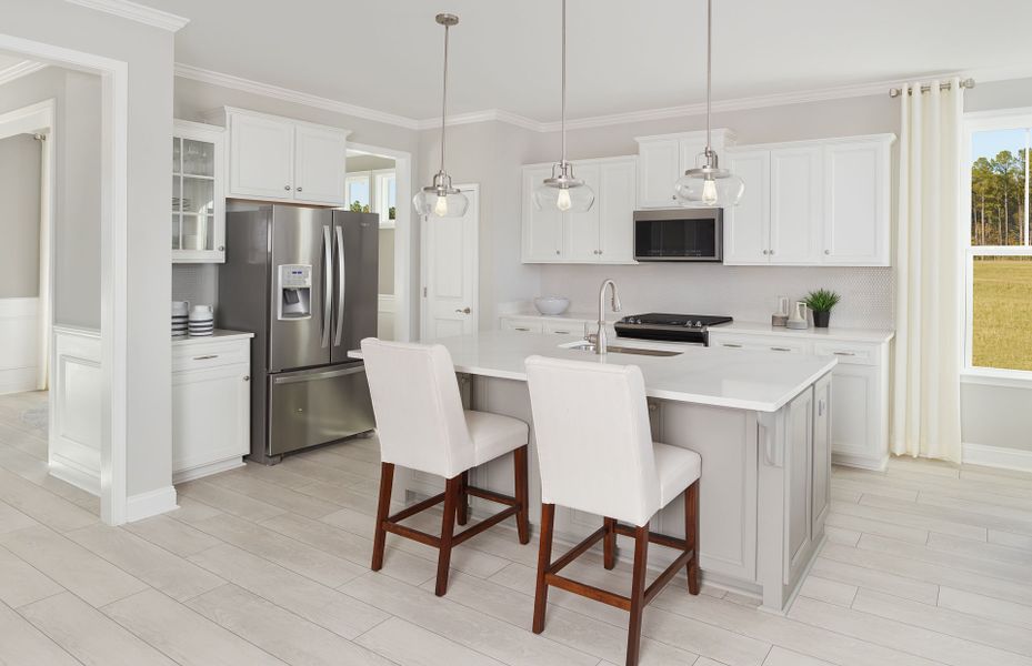 Representative furnished interior of a home built from the Marigold by Pulte Homes in Heartwood, Richmond Hill (Image 6).