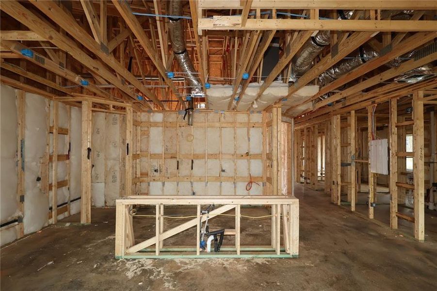 In-progress construction of a new home in Maple Grove at Towne Lake, Woodstock, GA (Image 8). In-progress construction of a new home in Maple Grove at Towne Lake, Woodstock, GA (Image 8).