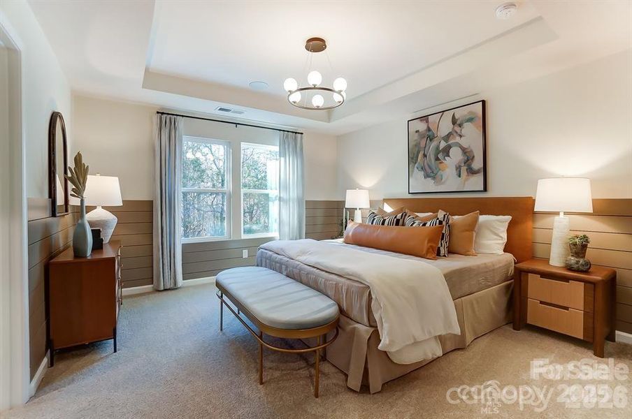 Furnished interior view inside a new home in Arbor Chase, Clover (Image 8).