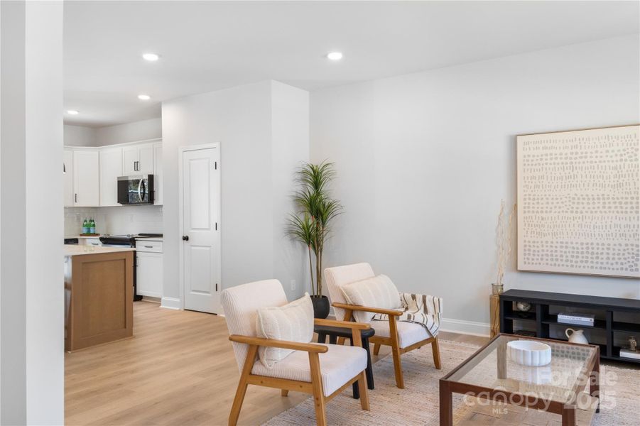 Furnished interior view inside a new home in , Asheville (Image 14).