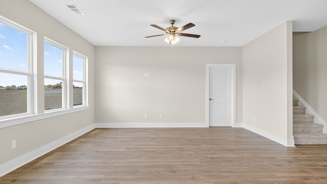 Furnished interior view inside a new home in McClure Farms, Columbia (Image 17).