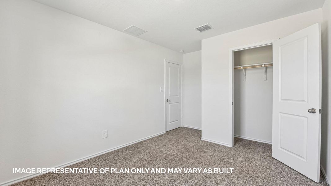 Representative unfurnished interior of a home built from the The Livingston by D.R. Horton in Valverde, Bastrop (Image 28).