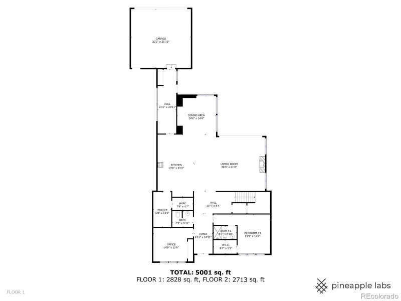 1st Floor Layout