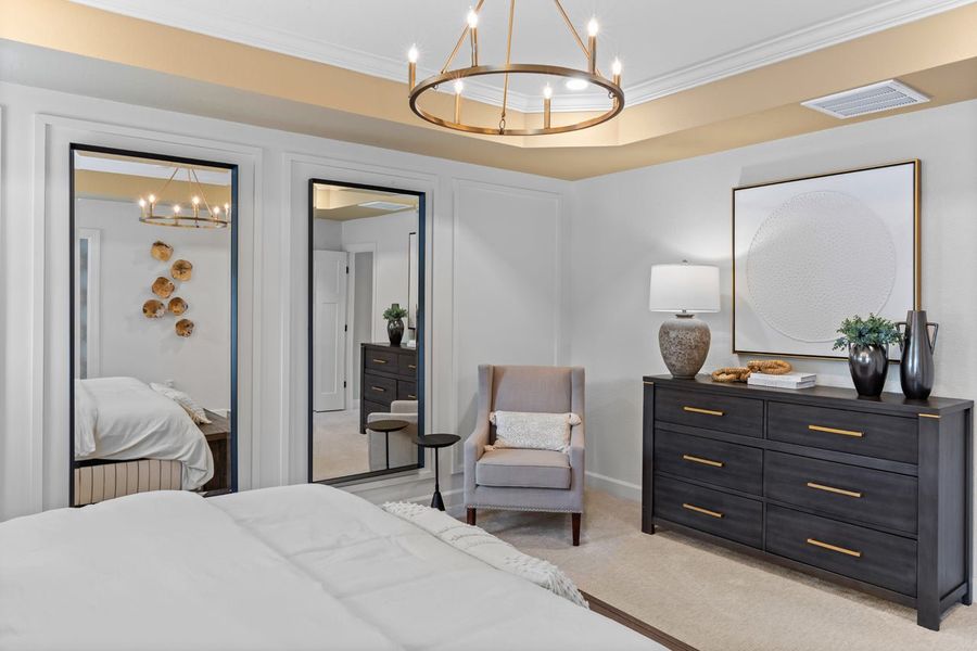 Representative furnished interior of a home built from the The Waverunner by Chesapeake Homes in Coastal Club of the Carolinas, Calabash (Image 30).