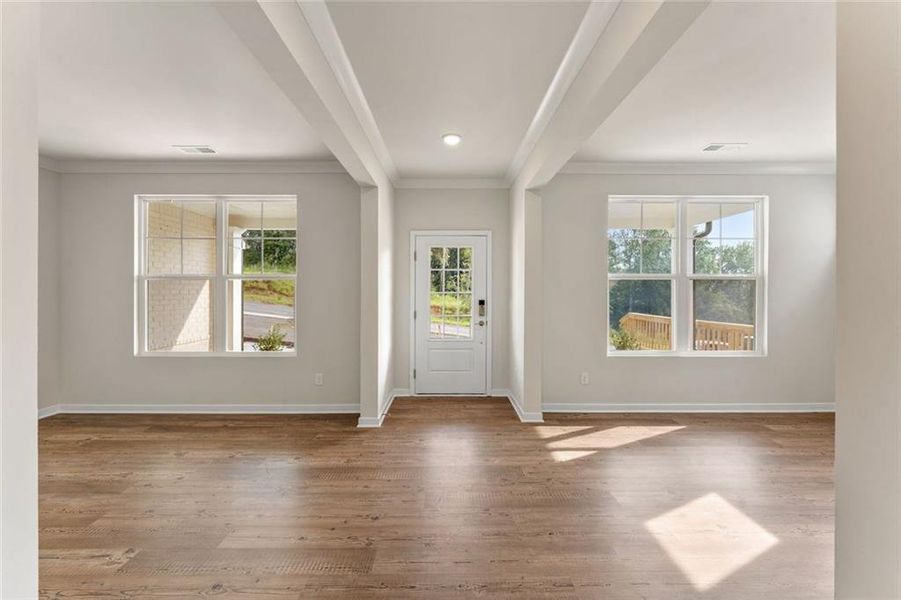 Spacious, unfurnished interior of a new home in The Estates at Gainesville Township, Gainesville (Image 19).