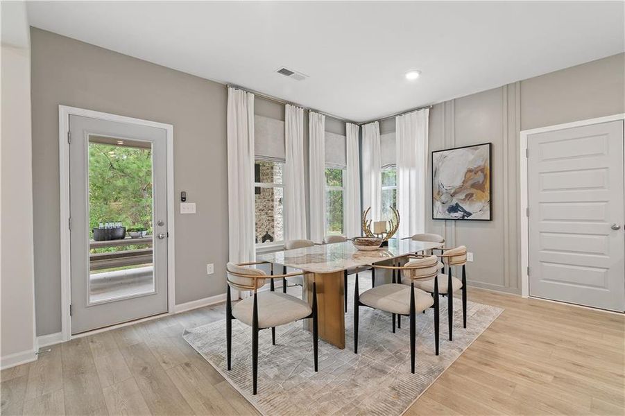 Furnished interior view inside a new home in Northcroft, Lawrenceville (Image 47).