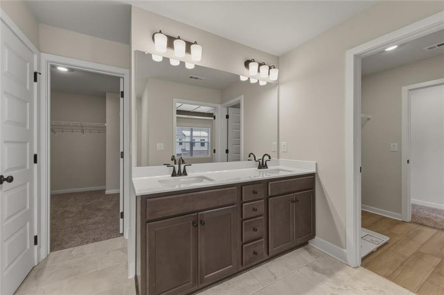 Furnished interior view inside a new home in Millstone at Mundy Mill, Gainesville (Image 7).