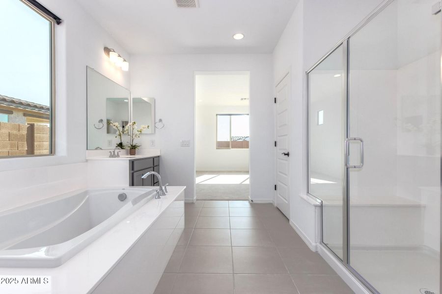 Master bath w/ soaking tub