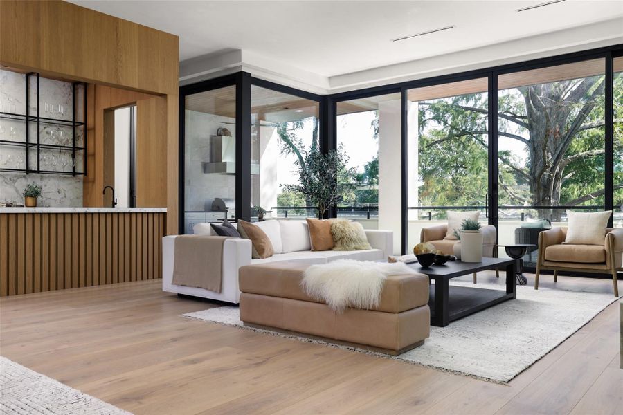 Furnished interior view inside a new home in , Austin (Image 9).