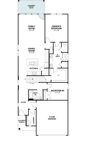 2D floor plan layout of this home in Heritage, Dripping Springs, TX (Image 3). 2D floor plan layout of this home in Heritage, Dripping Springs, TX (Image 3).