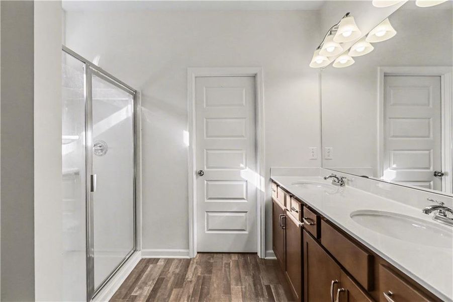 Furnished interior view inside a new home in Highland Crossing, Cartersville (Image 9).