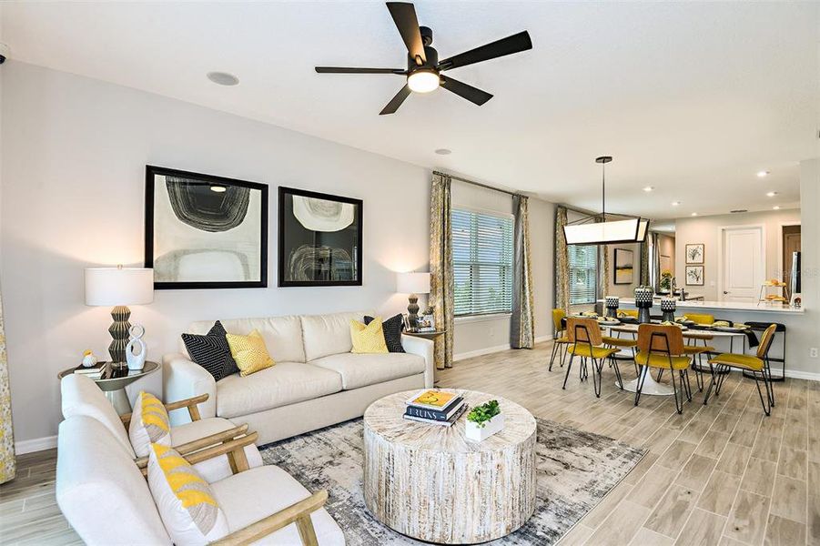 Furnished interior view inside a new home in Indigo Creek, Apollo Beach (Image 6).