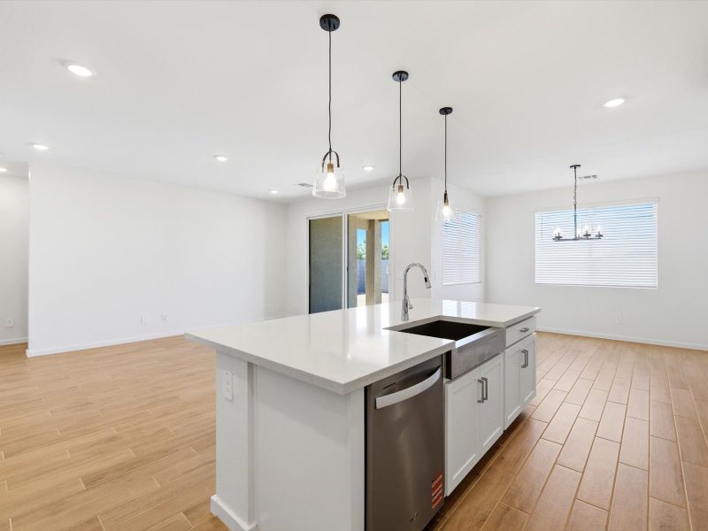 Furnished interior view inside a new home in White Tank Foothills Reserve Series, Waddell (Image 6).