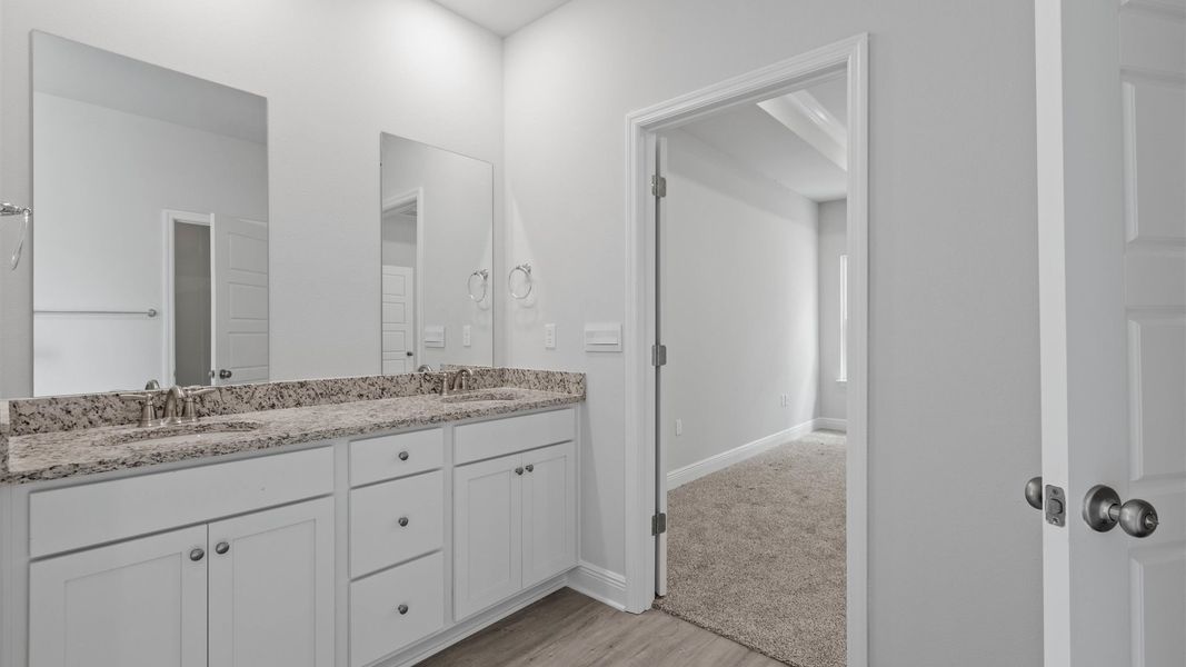 Furnished interior view inside a new home in Greystone, Crawfordville (Image 12).