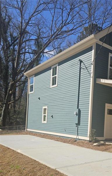 Exterior details and patio area of a home in , Atlanta (Image 2).