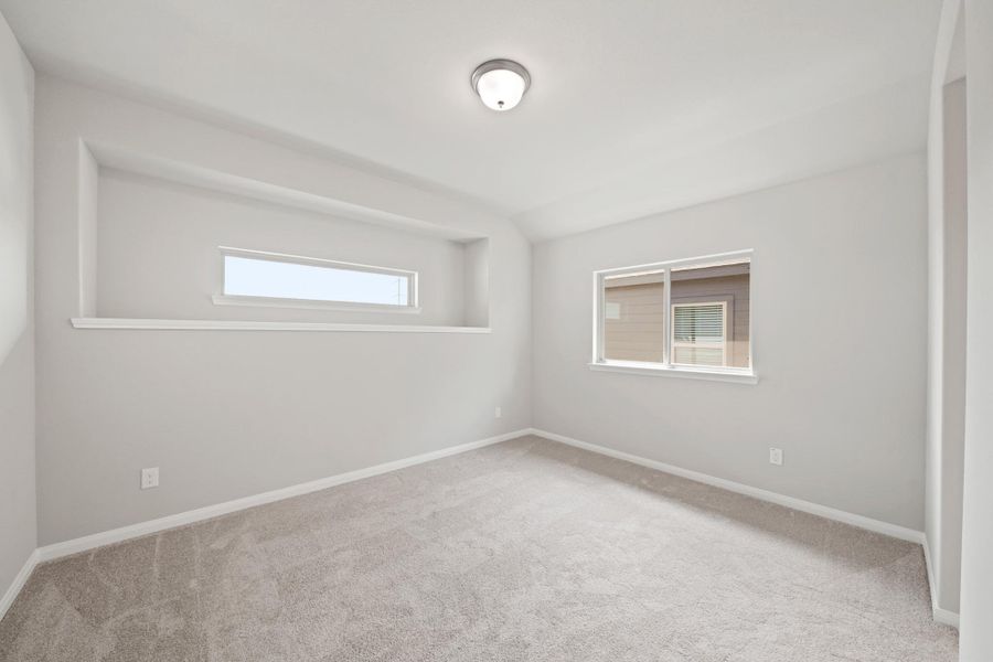 Spacious, unfurnished interior of a new home in Bridgeland 55', Cypress (Image 28).